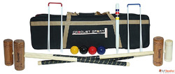 Buy Synco Croquet Sport Lawn Croquet Set 4 Player Colour Ful...