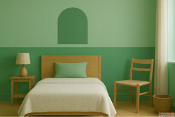 Mountain Green Inspiration for Bedrooms - Indicus Paints