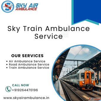 Get Sky Train Ambulance service at affordable rates to safely transport your patient to Silchar