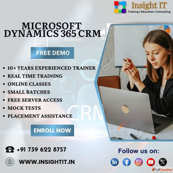 Learn Microsoft Dynamics 365 CRM Online Training in Hyderabad from Insight IT Training Institute
