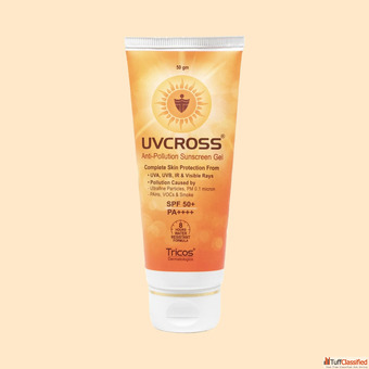 UVCROSS Sunscreen Gel- SPF 50 UVA UVB