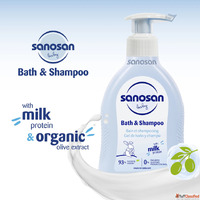 Sanosan Baby Bath Shampoo - 2-in-1 Gentle Cleanser