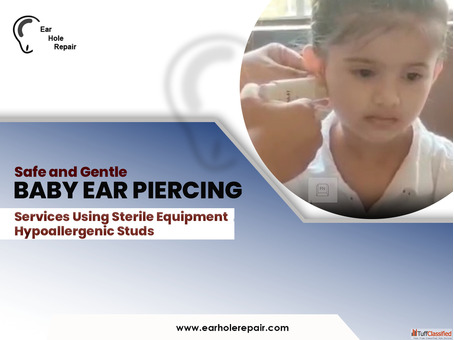 Professional Baby Piercing in Mumbai with Stylish Ear Piercing Rings