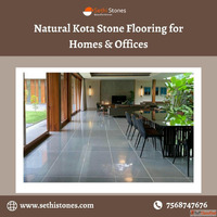 Natural Kota Stone Flooring for Homes Offices
