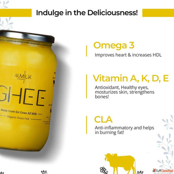 Pure Gir Cow Ghee Price per Kg - Buy Online from Adhigava Farm A2 Desi Ghee