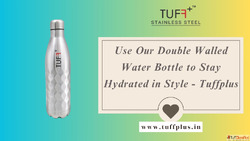 Use Our Double Walled Water Bottle to Stay Hydrated in Style...