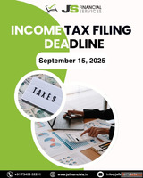 Income Tax Filing Deadline - September 15 2025