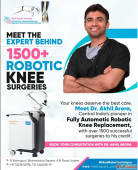 Orthopaedic Surgeon in Indore Best Robotic Joint Replacement in Indore