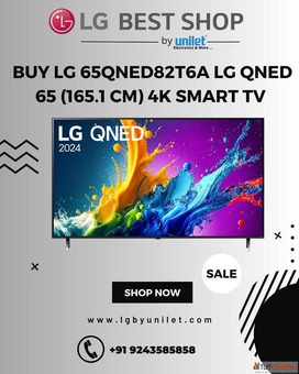 Buy LG 65QNED82T6A LG QNED 65 165.1 cm 4K Smart TV 2024