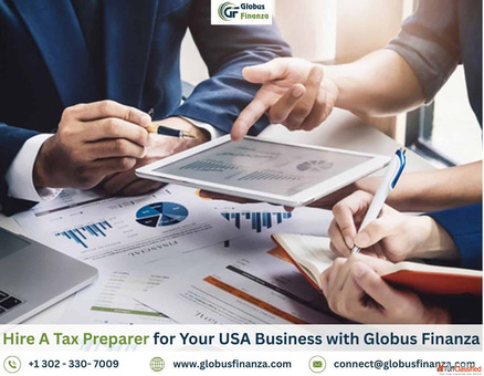 Hire A Tax Preparer for Your USA Business with Globus Finanza