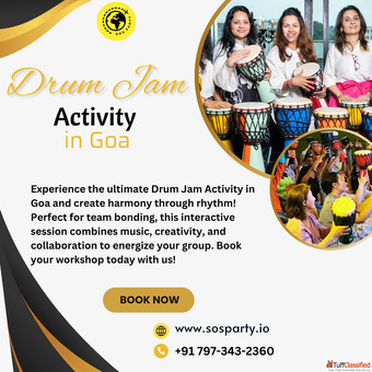 Drum Jam Activity in Goa