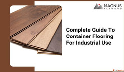 Container Flooring For Industrial Use