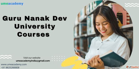 Guru Nanak Dev University Courses