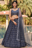 Buy Blue Lehenga for Navratri Online with Discounts