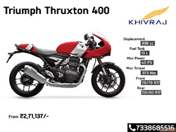Triumph Thruxton 400 A Modern Café Racer Changing Efficiency...