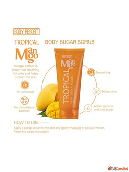 Body Resort Mango Tropical Body Sugar Scrub 250g