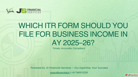 Business ITR Filing - AY 2025-26