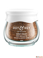 Dot Key Deep Exfoliating Booty Polish Walnut Coffee Scrub 60...