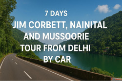 7 Days Jim Corbett Nainital Mussoorie Tour from Delhi by Car