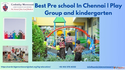 Best Pre school In Chennai Play Group and kindergarten