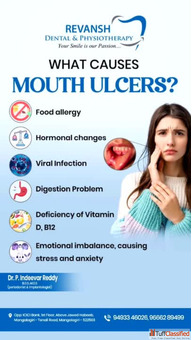 What Causes Mouth Ulcers Revansh Dental Physiotherapy Clinic Mangalagiri