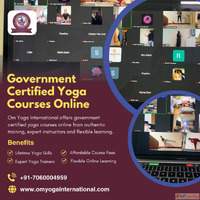 Government Certified Yoga Courses Online Om Yoga Internation...