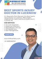 Best Sports Injury Doctor in Lucknow - Dr. Divyanshu Dutt Dw...
