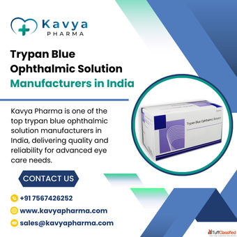 Trypan Blue Ophthalmic Solution Manufacturers in India