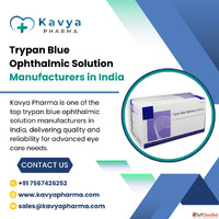 Trypan Blue Ophthalmic Solution Manufacturers in India