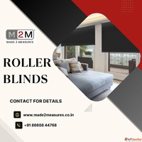 Roller Blinds in Bangalore Stylish Custom-Fit Blinds