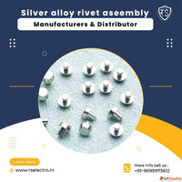 Silver alloy rivet assembly Rs Electro