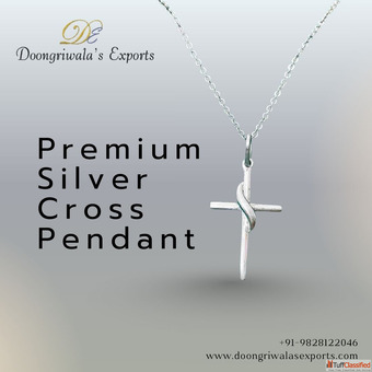 Shop Premium Silver Cross Pendants in USA