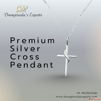 Shop Premium Silver Cross Pendants in USA