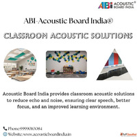 Classroom Acoustic Solutions Improve Learning Environments