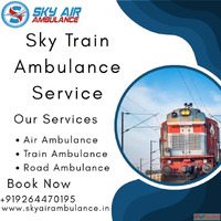 Sky Train Ambulance Services in Jamshedpur to transport your...