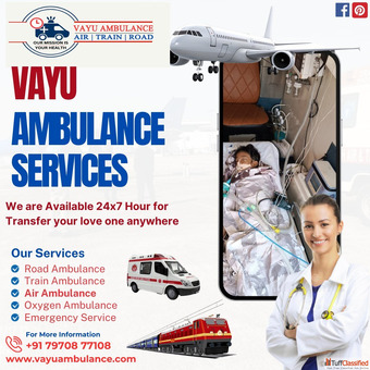 Vayu Ambulance Services in Khagaria for Patient Transfer