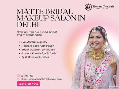 Matte Bridal Makeup Salon In Delhi Bridal Matte Makeup Look
