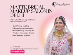 Matte Bridal Makeup Salon In Delhi Bridal Matte Makeup Look