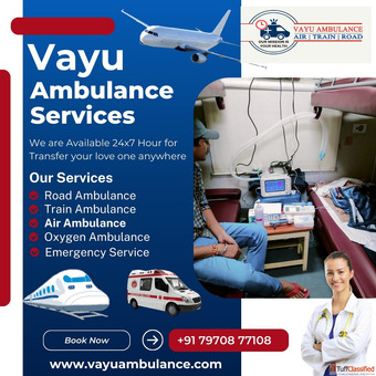 The Best Vayu Ambulance Services in Patna for Emergency Transfer