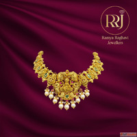 Top 12 Designer Bridal Gold Necklaces - Ramya Raghavi Jewell...