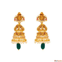 10 Gram Gold Jhumka Designs with Price CMR Jewellery