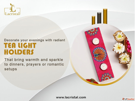 Decorative Tealight Candle Holders for Festivals Dining and Relaxation