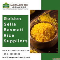 Golden Sella Basmati Rice Suppliers