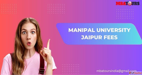 Manipal University Jaipur Fees