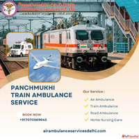 Panchmukhi ICU Train Ambulance Patna to Mumbai- Long Distanc...