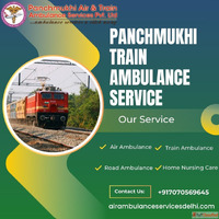 Panchmukhi Train Ambulance Ranchi to Delhi - Helpful in shif...