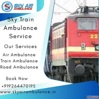 Choose Sky Train Ambulance Services for faster patient trans...