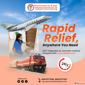 Panchmukhi Train Ambulance Service in Bangalore Offers Excellent Health Care Facility