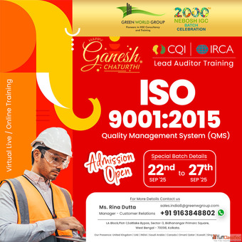 Festive Offers on ISO 9001 training in Kolkata