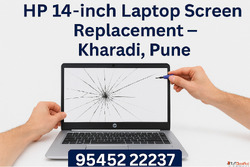 HP 14-inch Laptop Screen Replacement - Kharadi Pune